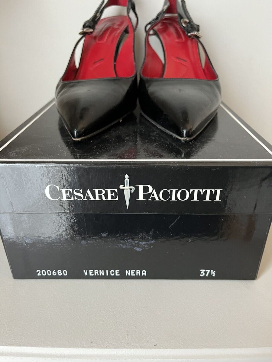 CESARE PACIOTTI taille IT EU 37,5 talons 8,7cm Noires Cuir CESARE PACIOTTI taille IT EU 37,5 talons 8,7cm Noires Cuir