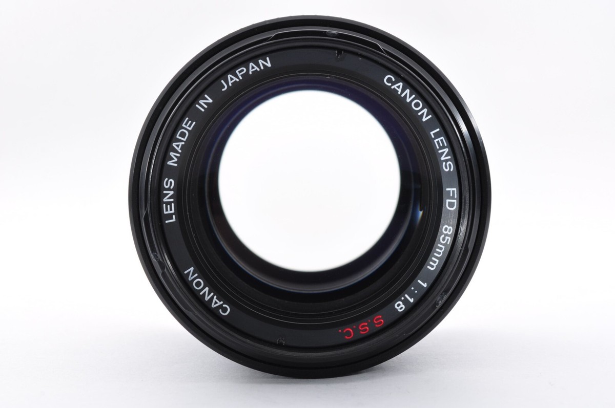 Canon FD 85mm f1.8 S.S.C. Maintained SSC MF Portrait Prime Canon FD 85mm f1.8 S.S.C. Maintained SSC MF Portrait Prime