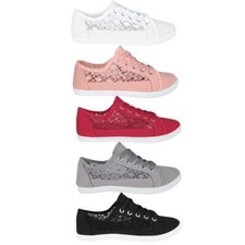 Zapatilla Suela Blanca Croché Calada Negro Barata Deportiva Oferta Economico