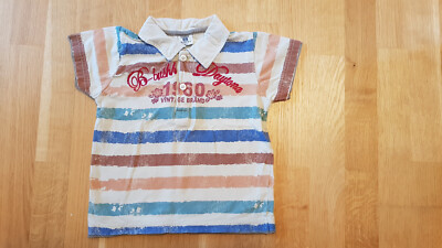 Poloshirt Shirt Jungen Bebe Bushh beige 18 Monate ca. Gr. 86