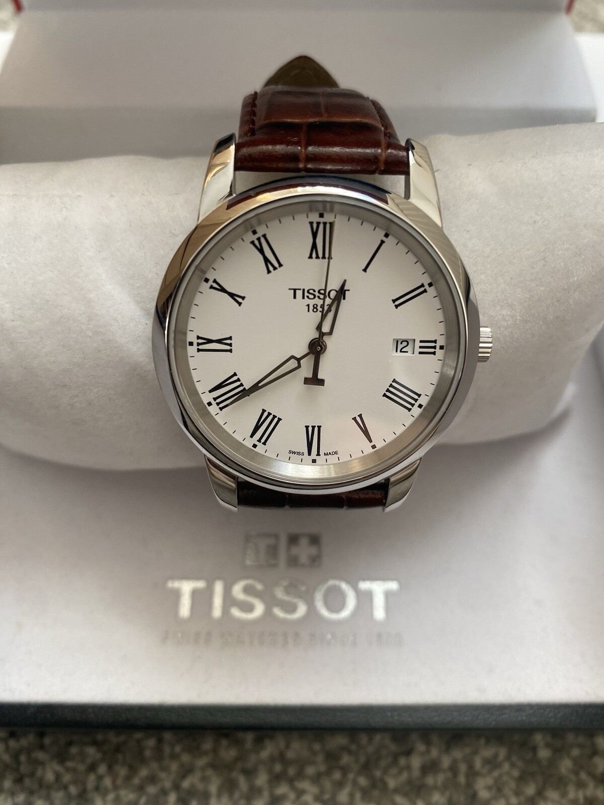 Tissot Gents T-Classic Brown Leather Strap  