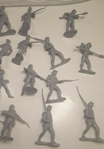Marx MXR-FIUG "ACW 1st Issue Union Infantry (GRAY)" 1/32 Plastic Toy Soldiers - 第 5/5 張圖片