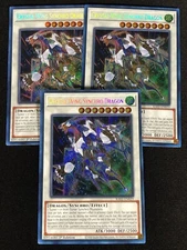 Yugioh Crystal Wing Synchro Dragon RA02-EN029 1ST Secret x3 (NM)