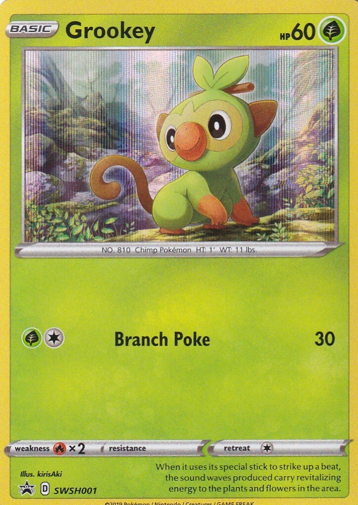 Grookey SWSH001 Holo - Black Star Promos - English NM