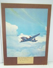 Rare 1940's American Airlines The Sky Bird Print by Hunter Wood