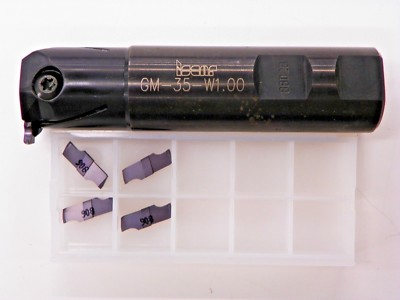 ISCAR, #GM 35-W1.0, END MILL FOR GROOVE MILLING, GIPI 2.39 CARBIDE INSERTS  C148