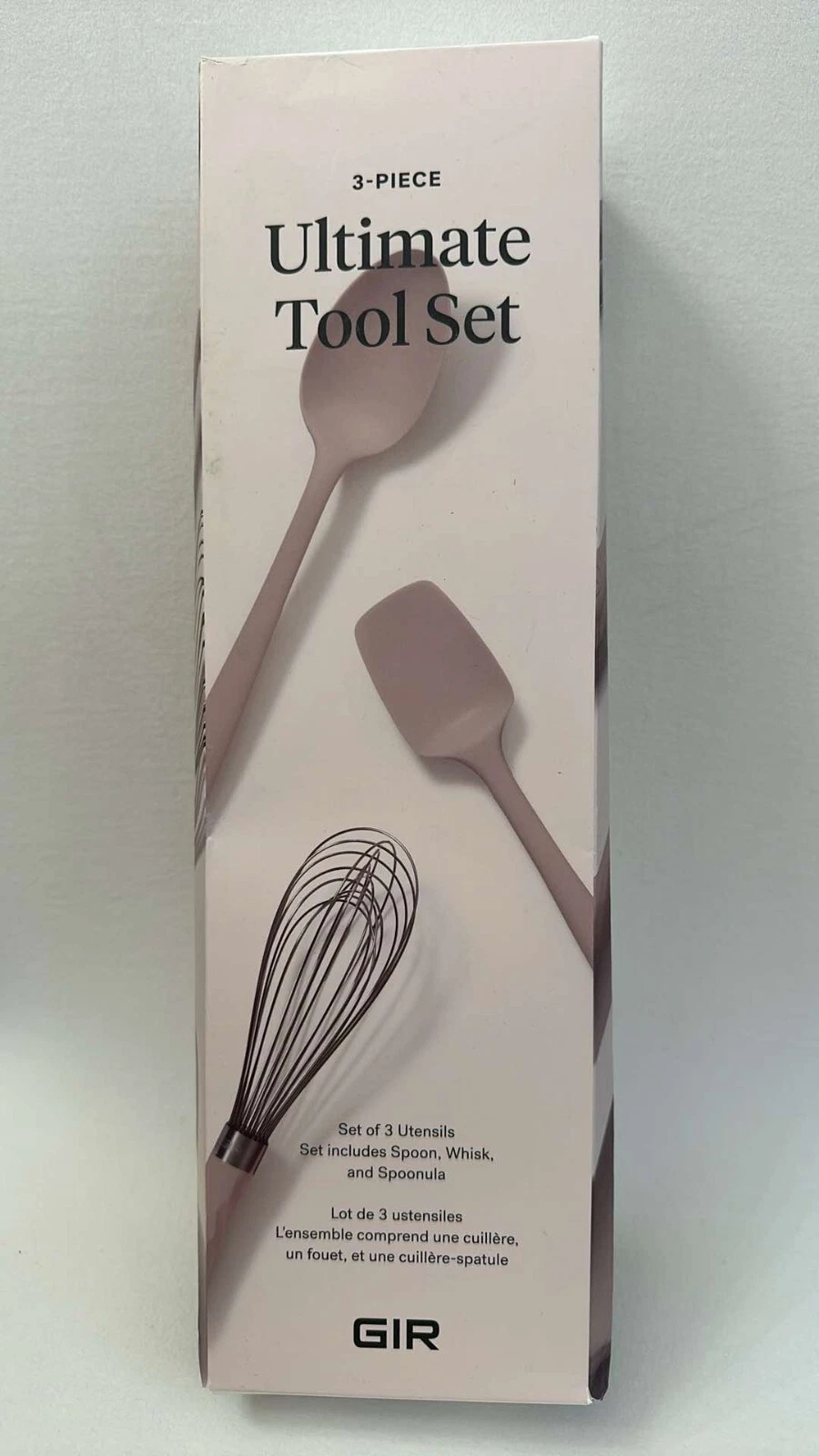 GIR GET IT RIGHT 3 Piece SILICONE ULTIMATE KITCHEN TOOL With CERAMIC HOLDER