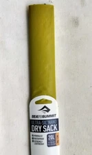Sea To Summit Ultra Sil Nano Dry Sack 20L Lime RARE NWT