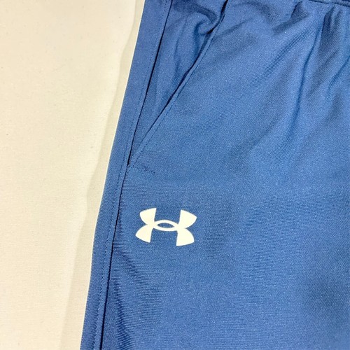 Joggers uomo Under Armour nuovo con etichette gamba affusolata coulisse blu navy taglia XXL B39 - Foto 3 di 9