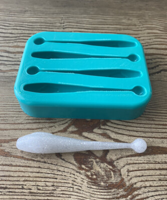 Stampo Per Esche Morbide – Swimbait A Forma Di Pesce 3.75 Pollici In Silicone - Foto 4