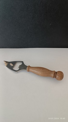 Antiker Flaschen Dosenöffner 1980 Jahre mit Holzgriff von WMF - Bild 3 von 4