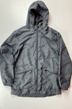 Windbreaker Jacket Size L 12-14 Youth Champion Grey Camo Active Wear Outdoor
