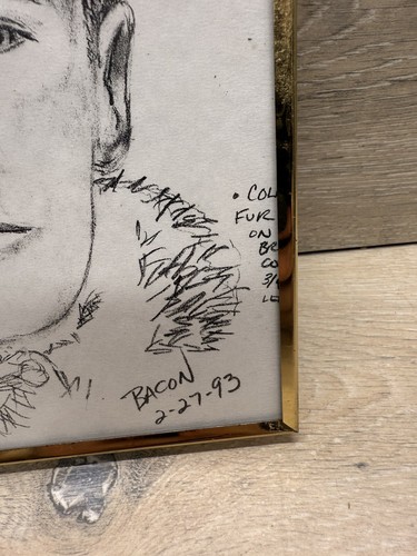 Boceto criminal de artista forense copia vintage de Robert Bacon de la década de 1990 - buscado - Imagen 3 de 6