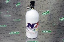 Nitrous Express 10lb Bottle White With Lightning 500 Valve Gauge Nx-11101 Nitrous Express 10lb Bottle White With Lightning 500 Valve Gauge Nx-11101