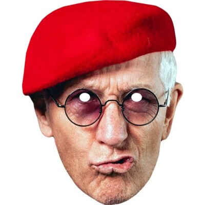 Captain Sensible Sänger Promi Karte Gesichtsmaske - Ready To Wear - Kostüm