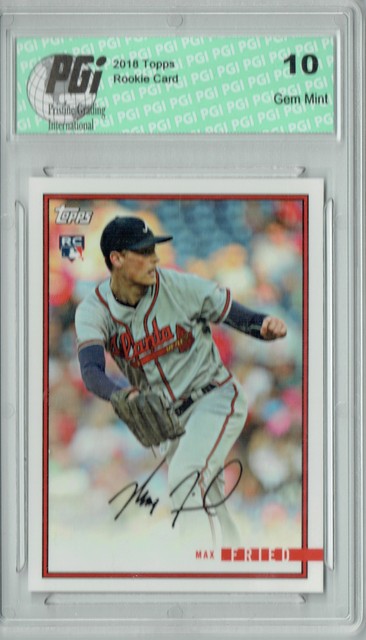 Max Fried 2018 Topps Rookie Review 5 1435 Made Rookie Card PGI 10 EBay