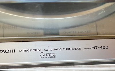 RARE Hitachi HT-466 Direct Drive with Turntable cover, RPM piece