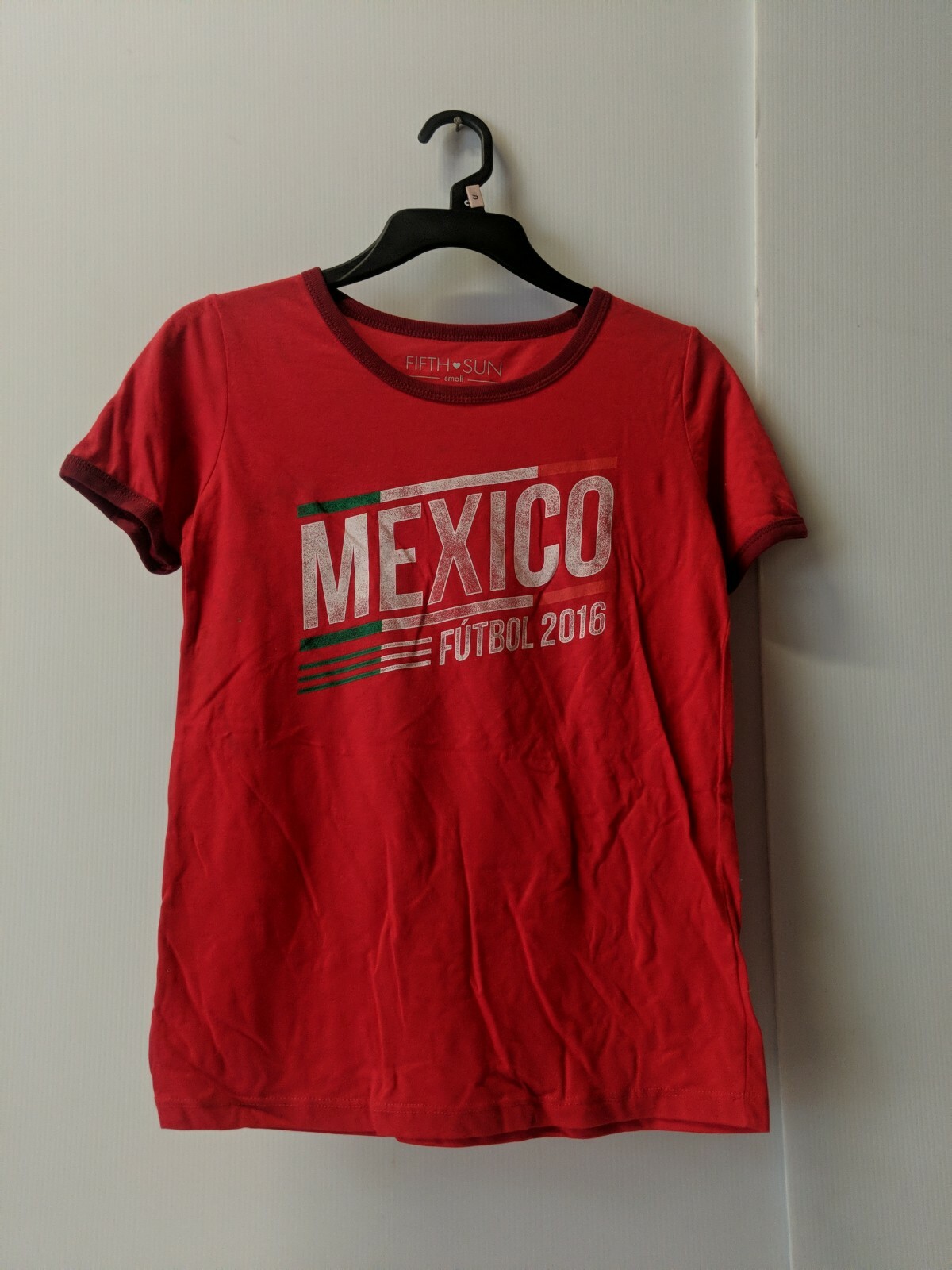 Juniors Mexico Futbol 2016 Soccer Shirt size Large fifth sun ~ bag366
