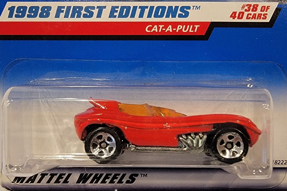 Hot Wheels 1998 First Editions #38 of 40 Cat-A-Pult Cheetah Race