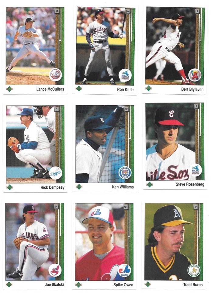 1989 Upper Deck High # Series Baseball Trading Cards #s 701-800 / Choose / mb29 - Image 2 of 4