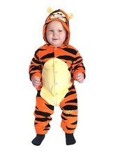 Disney's Winnie the Pooh TIGGER one-piece hooded costume size 12-18 months NICE
