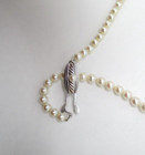 Mikimoto Sterling Silver Graduated Pearl Strand Necklace 19" [N102] — photo 6