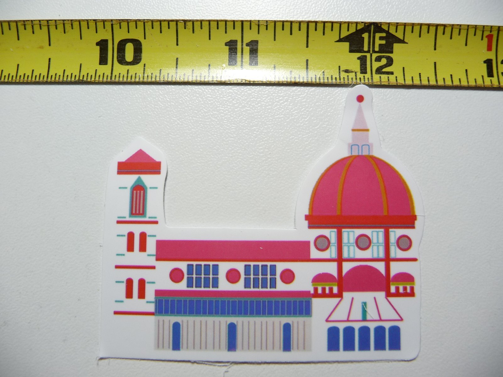 ITALY TRADITIONAL CHURCH STICKER DECAL VACATION TRIP VISIT MEMORIES