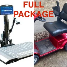 4-Wheel Mobility Scooter 400lb max & Platform Lift both w/accessories