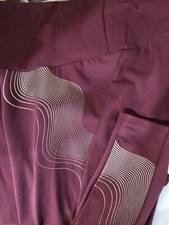 Womens Adidas H56733 Pants leggings Victory Crimson Size 3X