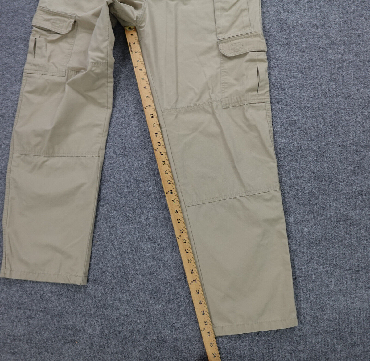 Propper Tactical Pants Mens 38 Cargo Khaki Rip Stop Canvas Military Hunt 38x34 View 4