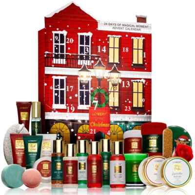 LOVERY 24-Pc Limited-Edition Calendar Beauty, Bath & Body Care Gift Set (Sealed)