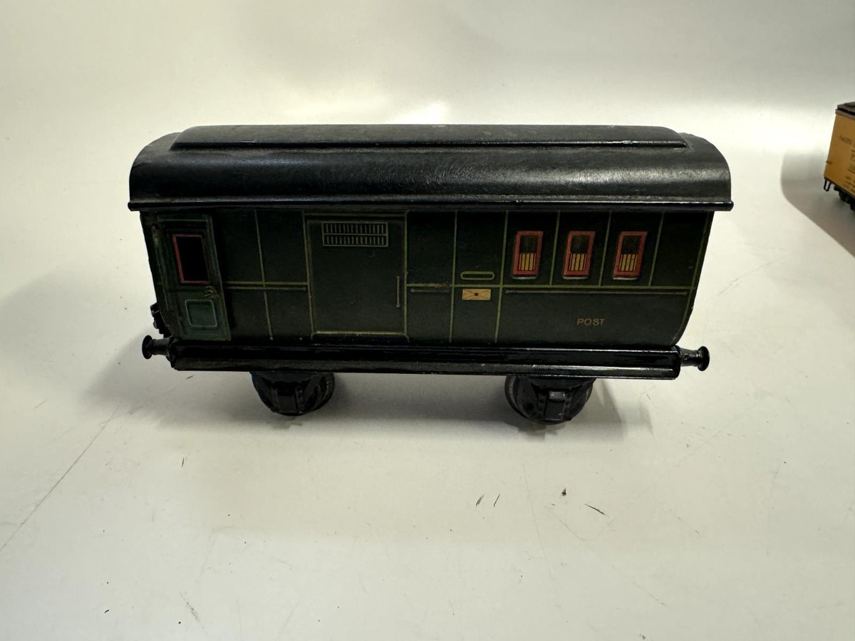 MARKLIN 1 GAUGE MAIL VAN TIN LITHO PREWAR WAGON MADE IN GERMANY | eBay