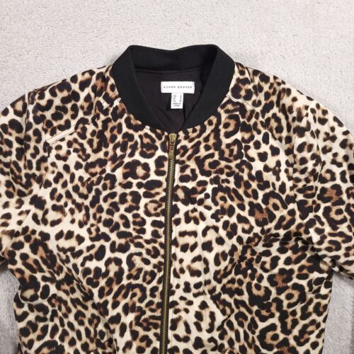 Susan Graver Full Zip Jacket Women's Small Animal Print Long Sleeve Lined - Picture 3 of 13