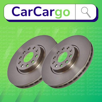 Premium Vented Front Brake Discs Pair VW Sharan 2.0 TFSI 2010-2015 314 mm