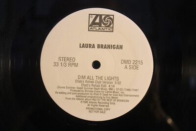 LAURA BRANIGAN---DIM ALL THE LIGHTS (12'' singles)