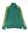 adidas Originals Men's Firebird Pinestripe Track Marley Jacket KD6287 Green