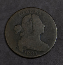 1801 Draped Bust Large Cent Details Bent...........Lot 6405