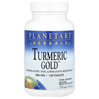 2 X Planetary Herbals, Turmeric Gold�, 500 mg, 120 Tablets