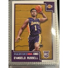 D'Angelo Russell 2015-16 Hoops #265 Rookie Card - Panini International Version. rookie card picture