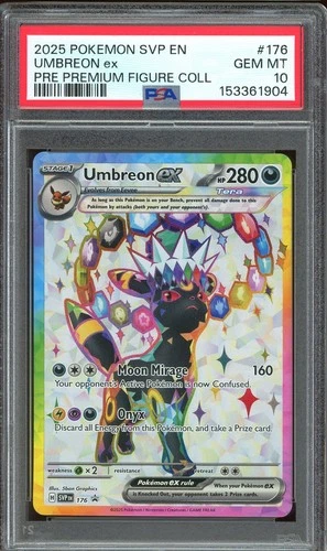 PSA 10 GEM MINT - Umbreon ex #176 Prismatic Evolutions Premium Figure Collection