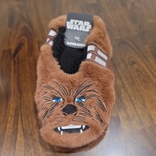 Star Wars Chewbacca House Slippers Plush Brown size small 11/12