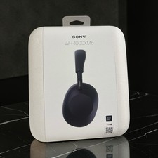 NEW Sony Wireless Bluetooth Noise Cancelling Headphones WH-1000XM6 Black Noir