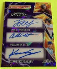 2025 Leaf Baseball Nation Jace LaViolette Aiva Arquette Schoolcraft Auto #2/8