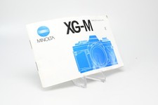 Minolta XG-M Owner's Manual Instruction Guide G484