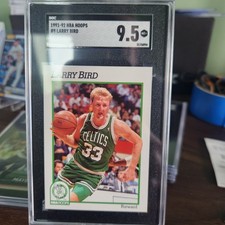LARRY BIRD 1991/92 HOOPS GREAT CARD MINT +