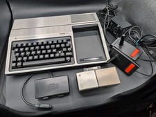 Texas Instruments TI-99/4A Vintage Home Computer Lot 18 games, controllers, READ