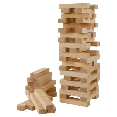 Formula Sports Large Wooden Tumble Tower Tumbling Towers Game Age 5+ and Up