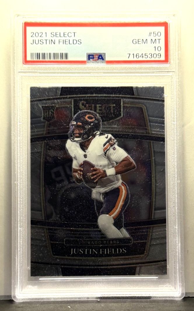 2021 Select Justin Fields Rookie #50 PSA 10