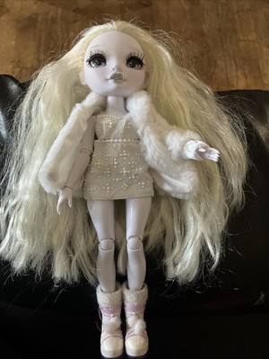 Rainbow High Shadow Series 1 Natasha Zima Doll MGA, Articulated, All White