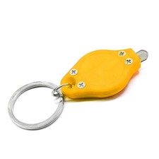 Portachiavi Torcia Ultra Mini Chiave Luce Forma Rombo per Cura UV Viola